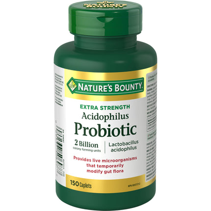 Nature's Bounty Acidophilus Probiotic 2 Billion, 150 Caplets