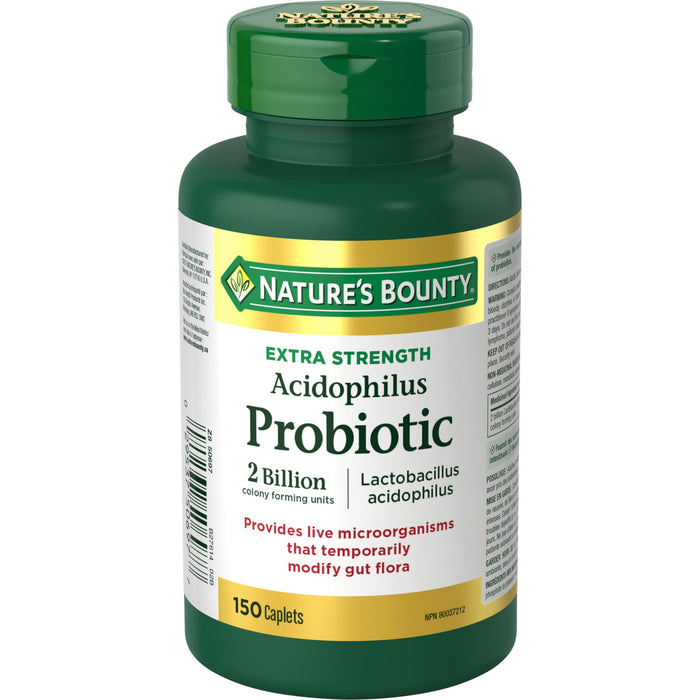 Nature's Bounty Acidophilus Probiotic 2 Billion, 150 Caplets