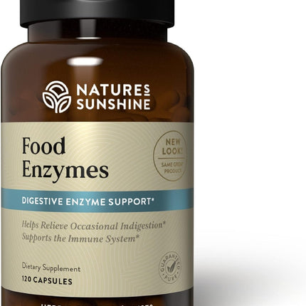 Nature's Sunshine Food Enzymes - Digestive Support with Prebiotics and Probiotics