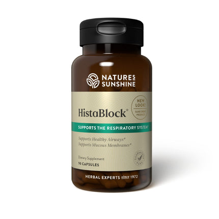 Nature's Sunshine HistaBlock - Respiratory Support Supplement | Seasonal Allergy Relief | 90 Capsules