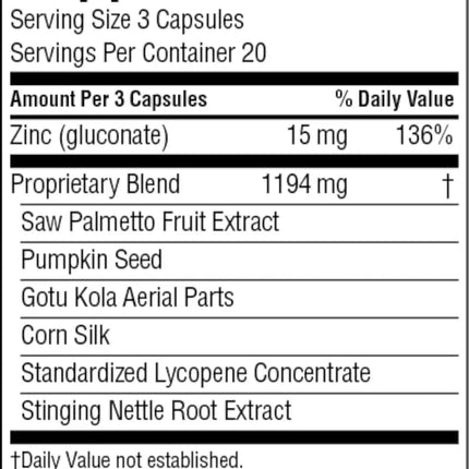 Nature's Sunshine Men's Formula with Lycopene (60 Capsules) – Supports Male Glandular Health
