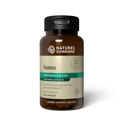 Nature's Sunshine Suma Combination, 100 Capsules | Immune Support & Energy with Six Adaptogenic Herbs