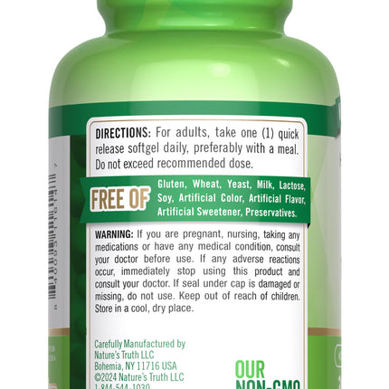 Nature's Truth Vitamin D3 10000 IU Softgels | 300 Count | Extra Strength | Non-GMO & Gluten Free Supplement (Pack of 2)
