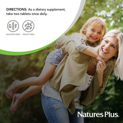 NaturesPlus Womens Ultra Hair Plus – 60 Sustained Release Tablets (Pack of 2) Gluten Free Hair Support