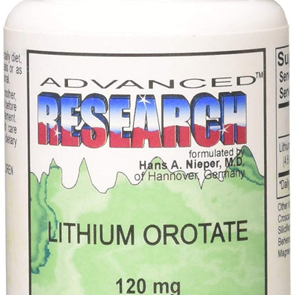 NCI Advanced Research Lithium Ootate 120 mg | 400 Tablets Pack of 2 | Nutrient Carriers