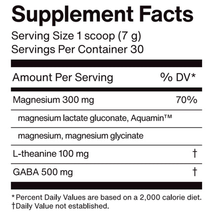 Ned mellö Magnesium Superblend Powder – Sleep & Relaxation, Pomegranate, 30 Servings