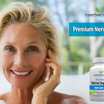 Nerve Support Supplement - 650mg ALA Alpha Lipoic Acid | Non-GMO Veggie Capsules