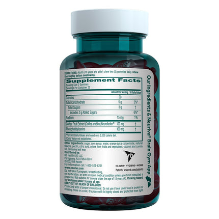 NEURIVA Original Gummies — Focus, Memory & Learning Support (Strawberry)