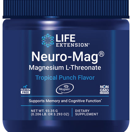 Neuro-Mag Magnesium L-Threonate Powder – Tropical Punch
