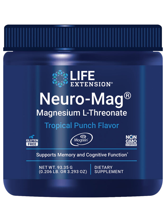 Neuro-Mag Magnesium L-Threonate Powder – Tropical Punch