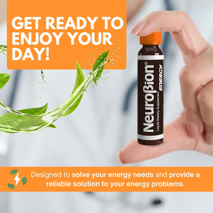 Neurobion Energy Liquid – Multivitamins + Energy Blend (10 x 25 ml)
