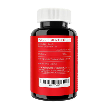 Neurogan Urolithin A 700mg Capsules – Postbiotic Cellular Health, 60 Count – Made in USA