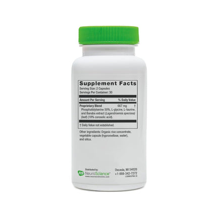 NeuroScience Neuro Adrenal Support – Calm Sleep, Immune Support & Cortisol Balance (60 Caps)