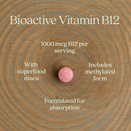 New Chapter Fermented Vitamin B12 1,000 mcg | USDA Organic, Vegan, Gluten Free - 60 Count