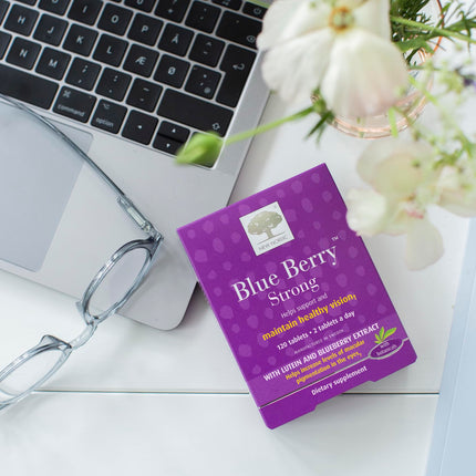 NEW NORDIC Blue Berry Eye Vitamin with Lutein & Zinc – 120 Tablets
