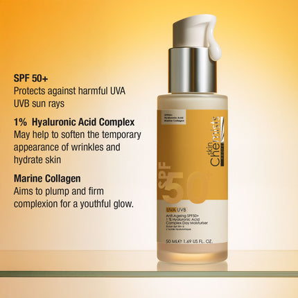 Anti-Ageing SPF50+ 1 % Hyaluronic Acid Complex Day Moisturiser