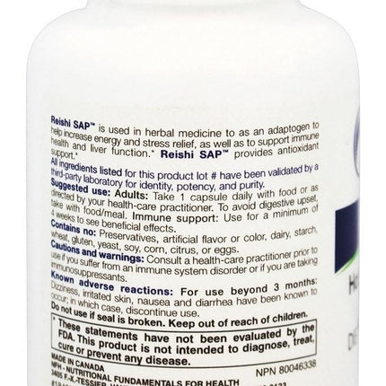 NFH - Reishi SAP - 60 Capsules | Immune Support