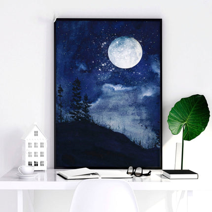 Nordic wall art | set of 3 framed wall art prints