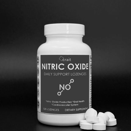 Nitric Oxide Lozenges 120 Count – Supports Blood Pressure, Circulation & Vascular Health