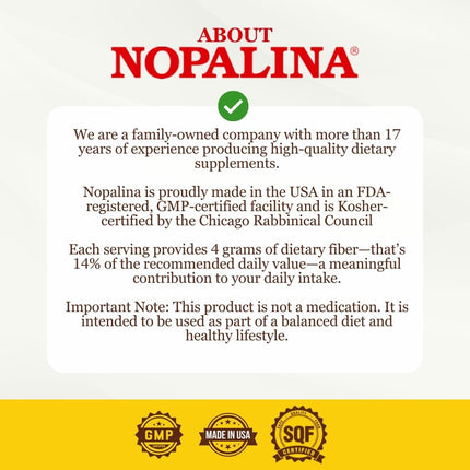 Nopalina Flax Seed Plus Capsules - 240 Capsules