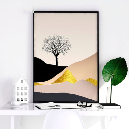 Modern prints for living room | set of 3 wall art prints