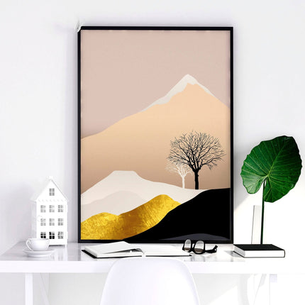 Modern prints for living room | set of 3 wall art prints