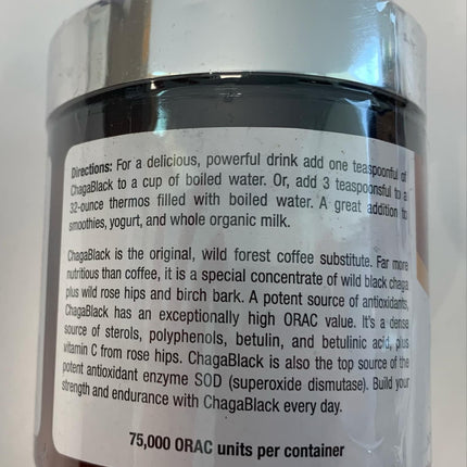 North American Herb and Spice Powder, Chaga Black – 3.2 Ounce