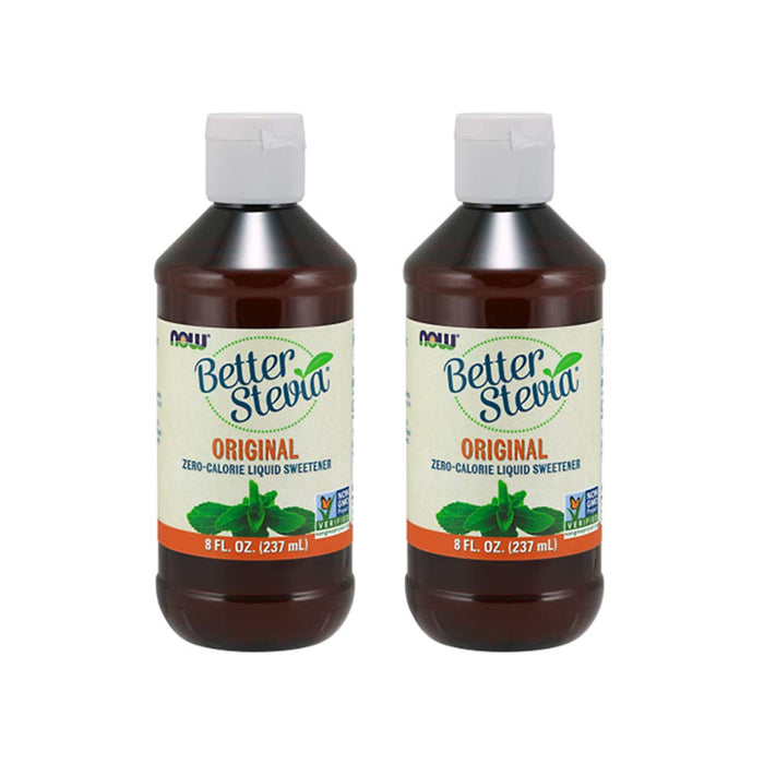 Now Foods BetterStevia Original Liquid Extract — 2 x 8 oz Bottles