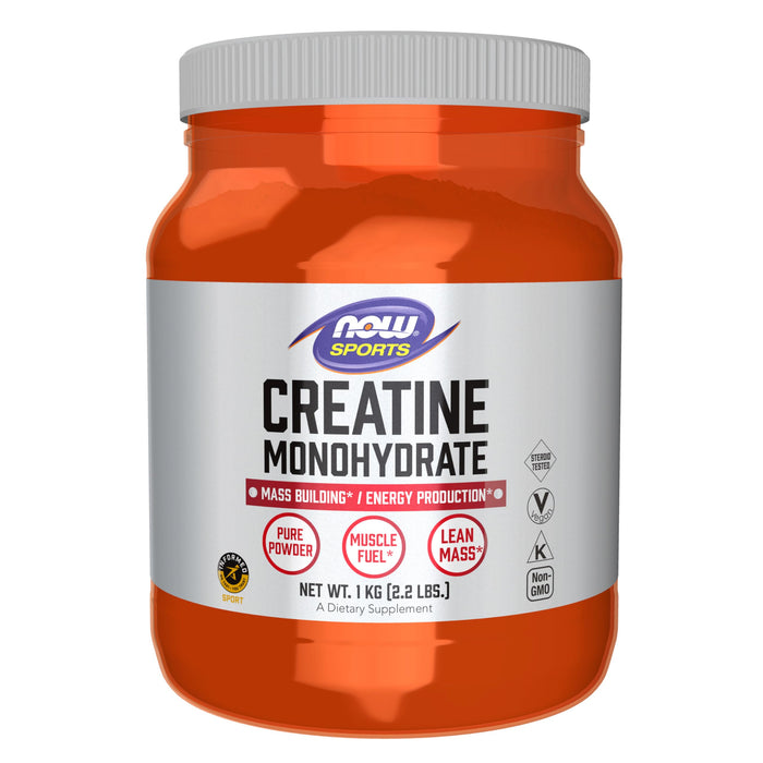 NOW Foods Creatine Monohydrate Powder – Mass Building & Energy Production, 2.2 lb