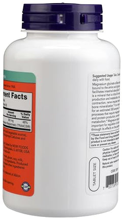 NOW Foods Magnesium Glycinate 100 mg — Highly Absorbable, 180 Tablets