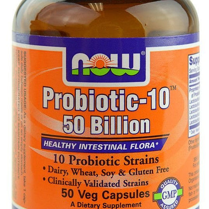 Now Foods Probiotic 10-50 Billion CFU | 50 Veg Capsules