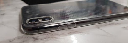 TPU Clear Case with Dust Plugs - For iPhone X