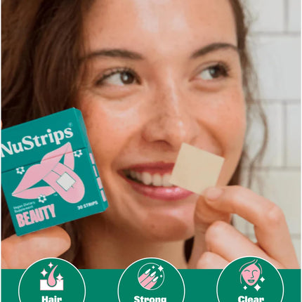 NuStrips Beauty Strips – Biotin, Folate & Vitamin E for Hair, Skin & Nails