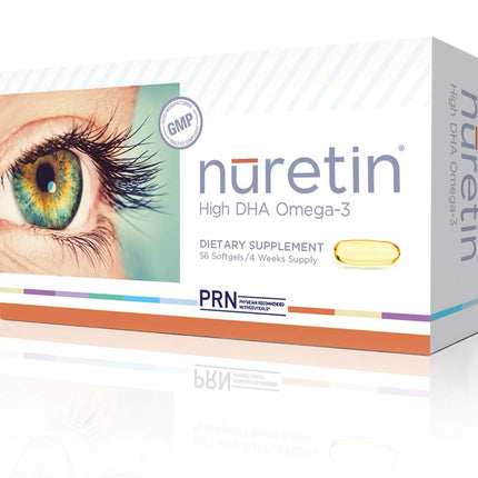 PRN Nuretin - High DHA Omega-3 for Retina Health (1000 mg DHA, 200 mg EPA)