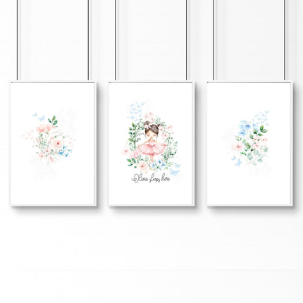 Nursery Paintings | Set of 3 wall art prints