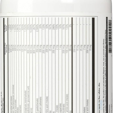 UltraGenesis Iron-Free Multivitamin for Women & Men – Immune Support for 50+ | Plant-Based 180 Vegan Capsules
