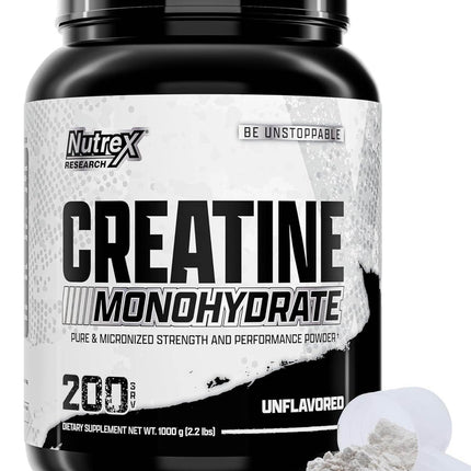 Nutrex Micronized Creatine Monohydrate Powder - 1kg (200 Servings) - Unflavored