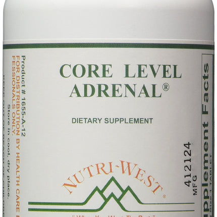 Nutri-West Core Level Adrenal - 120 Capsules | Premium Daily Dietary Supplement
