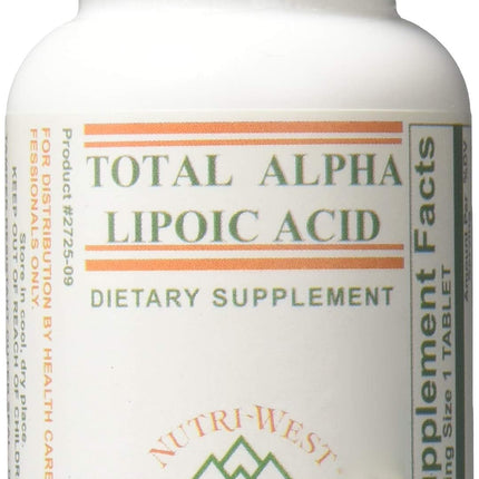Nutri-West Total Alpha Lipoic Acid-90 - 90 Capsules | Nutri-West
