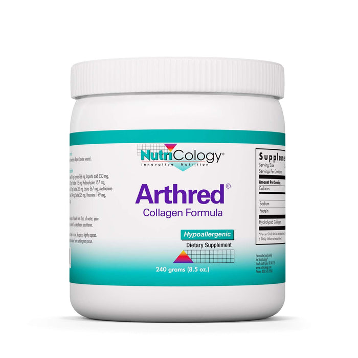 Nutricology Arthred Collagen Powder – Hydrolyzed Bovine Collagen 10.5g (8.5 oz)
