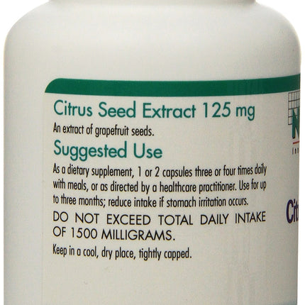 Nutricology Citrus Seed Extract Supplement – Grapefruit Seed Extract, Vegetarian Capsules, 150 Count