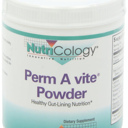 Nutricology Perm A Vite Powder – Gut Health, L-Glutamine & Slippery Elm (8.4 oz)