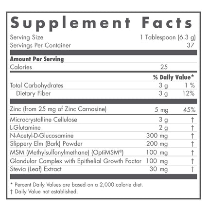 Nutricology Perm A Vite Powder – Gut Health, L-Glutamine & Slippery Elm (8.4 oz)