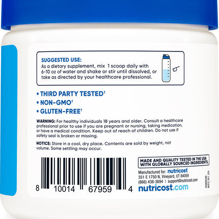 Nutricost Calcium BHB (250g) Unflavored – Calcium Ketone Salt