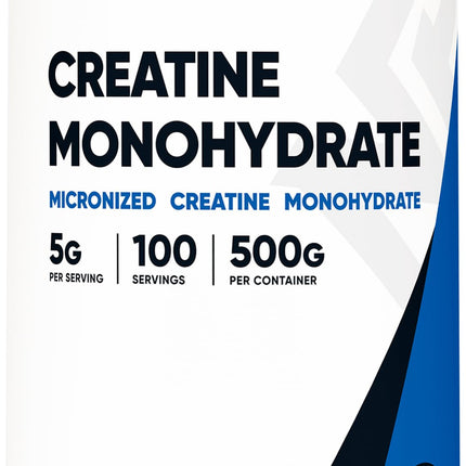 Nutricost Creatine Monohydrate Micronized Powder 500g – 5g Serving, 100 Servings