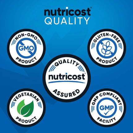Nutricost EAA Powder 30 Servings (Unflavored) – Essential Amino Acids, Non-GMO, Gluten Free, Vegetarian Friendly