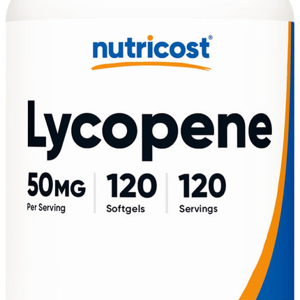 Nutricost Lycopene 50mg Softgels – 120 Softgels | Non-GMO, Gluten-Free