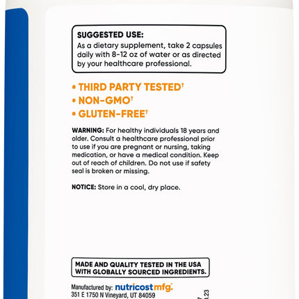 Nutricost Magnesium+ Extra Strength 420mg | 240 Capsules | 120 Servings