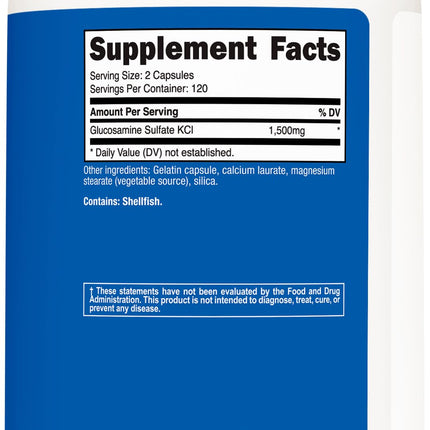 Nutricost Glucosamine Sulfate 1500mg – 240 Capsules (Pack of 2) | Gluten Free, Non-GMO