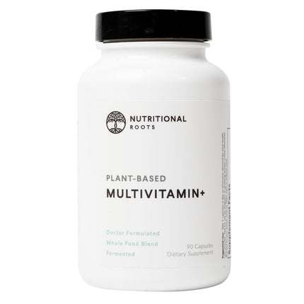 Nutritional Roots Multivitamin+ | Plant-Based Fermented Vitamins & Probiotics, 45 Servings